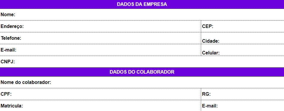 Ordem de serviço nr 1- dados da empresa